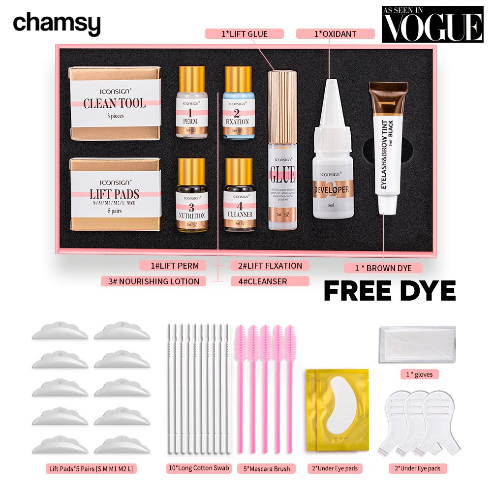 Chamsy Lash Lift Set + FREE Dye Set